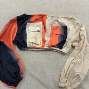 AKIRA Multicolor Crop Top